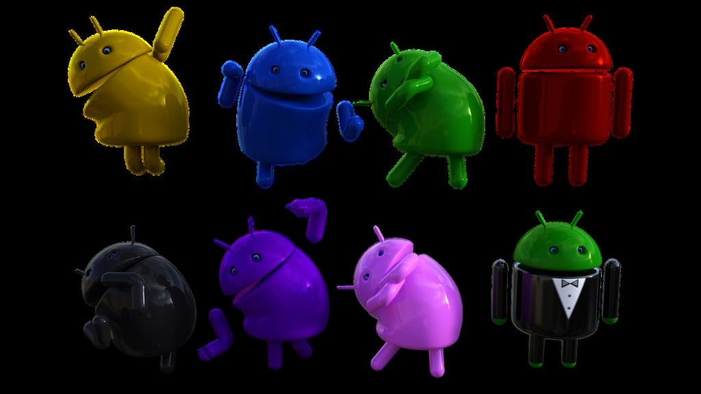 android, logo, bot