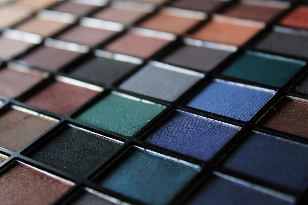 eye shadow, cosmetics, color palette